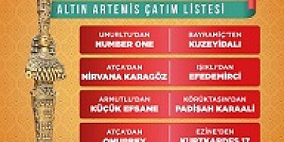 41. YIL HEYECANI BAŞLIYOR ALTIN ARTEMİS İÇİN YARIŞACAK DEVELER BELLİ OLDU