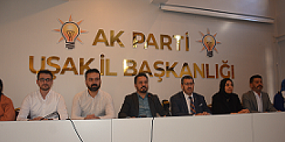 AK PARTİ UŞAK İL BAŞKANLIĞINDAN FİLİSTİNE DESTEK AÇIKLAMASI