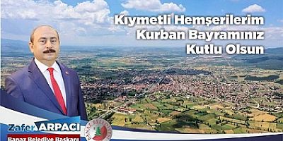 Banaz Belediye Başkanı Zafer Arpacı'nın Kurban Bayramı Mesajı