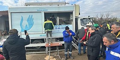 Başkan Batur deprem bölgesinde