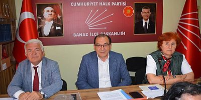 CHP BANAZ İLÇE BAŞKANI ERDOĞAN ATASOY:  