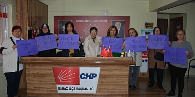 CHP KADIN KOLLARI İL VE İLÇEBAŞKANLARININ 25 KASIM KADINA YÖNELİK ŞİDDETE KARŞI ULUSLARARASI MÜCADELE GÜNÜ‘NE İLİŞKİN BASIN AÇIKLAMASI