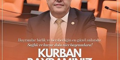 CHP MİLLETVEKİLİ DR. ALİ KARAOBA'NIN KURBAN BAYRAMI MESAJI
