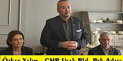 CHP UŞAK BLD. BŞK. ADAYI YALIM, BASINLA KAHVALTIDA BULUŞTU