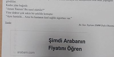 Çirkinliğin de bir sınırı olmalı…