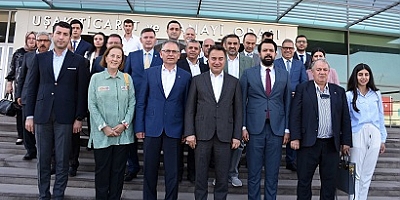 DEVA PARTİSİ BAŞKANI UTSO’YU ZİYARET ETTİ