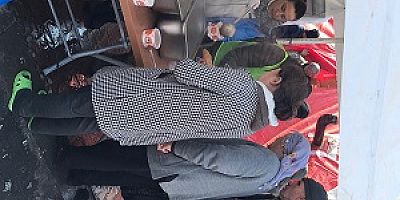 EFES SELÇUK BELEDİYESİ MALATYA’DA YEMEK VE SOSYAL MARKET ÇADIRI KURDU