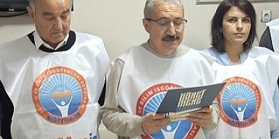 EĞİTİMİN İÇİNE ATILDIĞI MADDİ VE MANEVİ KARANLIKTAN  KURTARMAK İÇİN ALANLARA ÇIKIYORUZ!