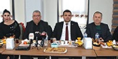 Kahveciler Esnaf Odası Sevgi Kafe’de Basınla Buluştu