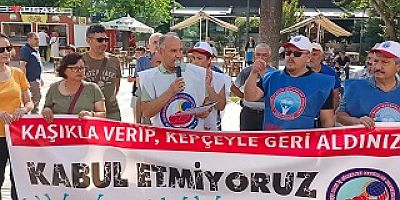 KAŞIKLA VERDİLER KEPÇEYLE ALDILAR ZAM ALDATMACASINA SON VERİN!