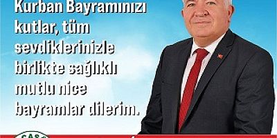 KIZILCASÖĞÜT BELEDİYE BAŞKANI REFİK TUNCAY'IN BAYRAM MESAJI