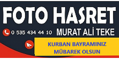 MURAT ALİ TEKENİN KURBAN BAYRAMI MESAJI