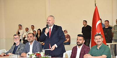- PEHLİVAN, BELEDİYE PERSONELİYLE BAYRAMLAŞTI