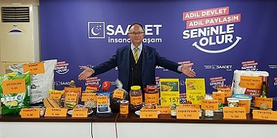 Saadet Partili Kılıç’tan fiyat artışları ispatı