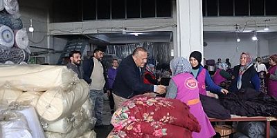 SEZER ATEŞ 1 EYLÜL SANAYİ SİTESİ ESNAFINI ZİYARET ETTİ