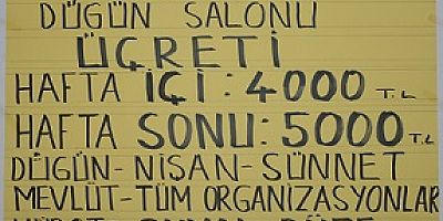 SUNAL DÜĞÜN SALONUNDAN BÜYÜK KAMPANYA: BÖYLE KAMPANYA GÖRÜLMEDİ