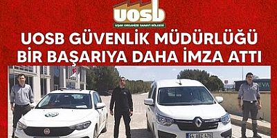 UOSB GÜVENLİK MÜDÜRLÜĞÜ BİR BAŞARIYA DAHA İMZA ATTI