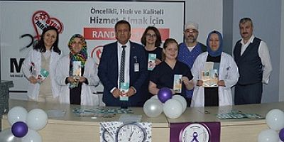 Uşak Eğitim ve Araştırma Hastanesinden Kanserle Mücadele de Farkındalık  Etkinlikleri