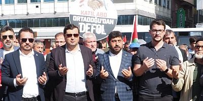 UŞAK TAN FİLİSTİNE DESTEK: SİYONİZME LANET YÜRÜYÜŞÜ
