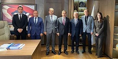 Uşak Türk Sağlık -Sen'den Gn. Başkan KAHVECİYİ Ziyaret