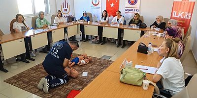 UŞAKLI KADINLAR İLK YARDIM EĞİTİMİ ALDI