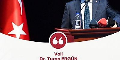 Vali Dr. Turan Ergün'ün 10 Ocak Çalışan Gazeteciler Günü Mesajı