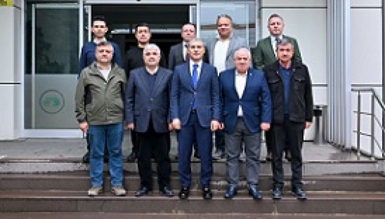 VALİ AKTAŞ'TAN  UŞAK DERİ (KARMA) ORGANİZEYE VEDA ZİYARETİ